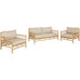 Samara 4 Seater Acacia Wood Outdoor Lounge Set