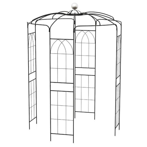 Kiri Birdcage Shape Wrought Metal Arbour/Arch