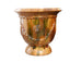 Montpellier Enamel Urn w/Lion Head Motifs. 65cm H