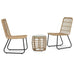 Aurora 3 Piece Bistro Set in Poly Rattan