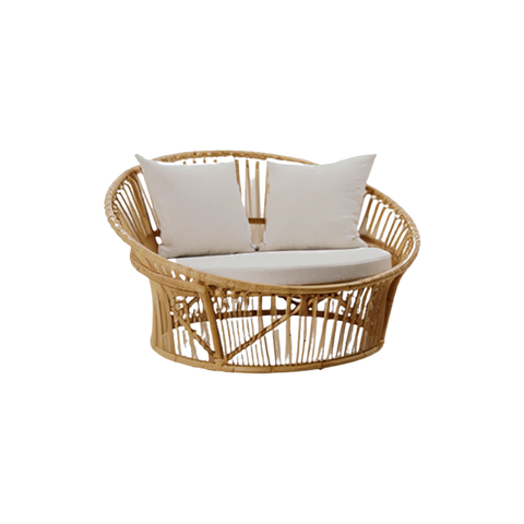 Amato Natural Rattan Round Daybed