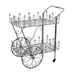 Vittoria Patio & EntertainingTrolley Cart