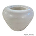 Gadoni Top of the Range Planter. Pearl White
