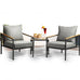 Mariella Patio Lounge Set - 2 Chairs & Table
