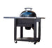 Texas-Style Charcoal Kettle Cart -Prep Side Tables, Condiment Rack