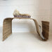 Oceana Wave Side Table / Magazine Rack