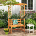 Roma Garden Bench/Arbour with Bench