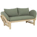 Vivendi Acacia Wood Outdoor Daybed/Lounge