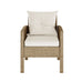 Bonifacio 7 Seater Wicker Outdoor Dining Sofa Set - Natural or Warm Grey