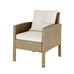 Bonifacio 7 Seater Wicker Outdoor Dining Sofa Set - Natural or Warm Grey