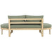 Vivendi Acacia Wood Outdoor Daybed/Lounge