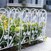 Larissa 5 Panel Wrought Iron Decorative Garden Fence