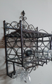 Margaux Wrought Iron Wine Rack - Antique Brown