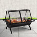 Blaze 2-in-2 Steel Firepit