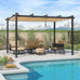 Faustia  3 X 4 M Retractable Pergola w/Top Gazebo