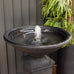 Narva Bowl on Plinth Fountain - Charcoal