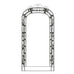 Julien Black Steel Garden Arch. 116x45x240cm