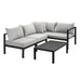 Tristan 4 Seater Aluminium Outdoor Sofa Set