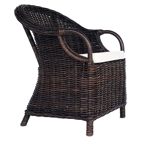 Adelle Classic Style Rattan Armchair - 2 Colours