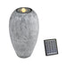 Mancini Sculptural Vase-Style Solar Water Fountain
