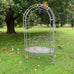 Zenobia Arch with Round Bench Seat - 105x64x203 cms