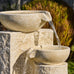 Falling Water Concrete Cascading Garden Water Fountain