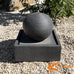 Attal Solar Water Fountain Sphere on Square Base w/LED