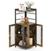 Rustica Wine Cabinet w/ Glass Holder