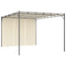 Avezzano Garden Gazebo/Patio Sunshade with Side Curtain 4x3x2.25m