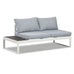 Adelina White Aluminium Sofa Lounge Set