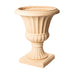 Marcella Fibreglass Flute-Style Urn - Weathered or Smooth Ivory