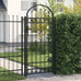 Cristina Steel Fence Gate with Arched Top