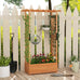 Rosalia Vertical Planter/Arch Trellis & Hanging Roof