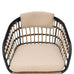 Riva Beige Rattan Outdoor Dining Chairs (Set of 2)