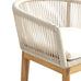 Fiorenzo Balcony-Patio Set - Charcoal, Off White