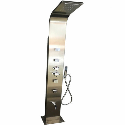 OOS Freya Outdoor Stainless Steel Shower- 4 Massage Jets
