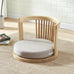 Oska Traditional Zaisu Meditation Chair with Armrests, Back Support