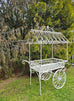 Entendu Country Big French White Flower Cart