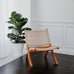 Palmer Teak & Rattan Occasional Folding Chair