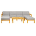 Mateo 6 Seater Outdoor Sofa & Table Set