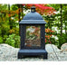 Santos Lantern-Style Steel Chiminea Bronze Finish