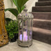 Figlia Metal Lantern with Glass