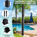 Fiore Solar Heated Outdoor Shower