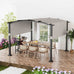 Falla Pergola w/Retractable Canopy 3 x 3m