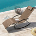 Zander Outdoor Rocking Lounge Chair