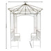 Annarosa Square Arch with Seats - Cream