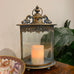 Morea  Candle Lantern with Glass