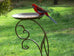 French-style Avian Bird Feeder/Bird Bath. Antique Brown