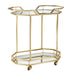 Fuego Metal & Glass Bar Cart