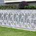 Larissa 5 Panel Wrought Iron Decorative Garden Fence